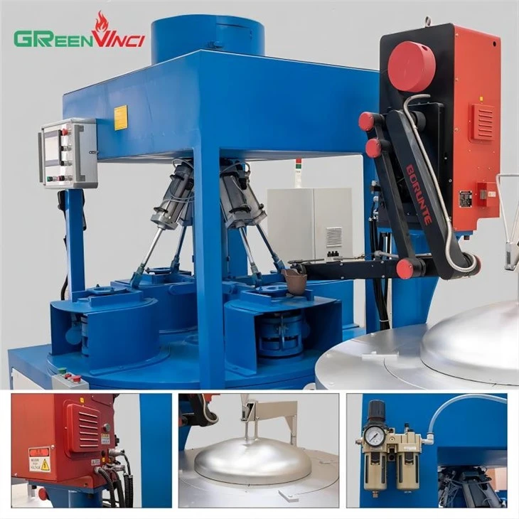 4-stations Automatic Centrifugal Force Casting Machine5